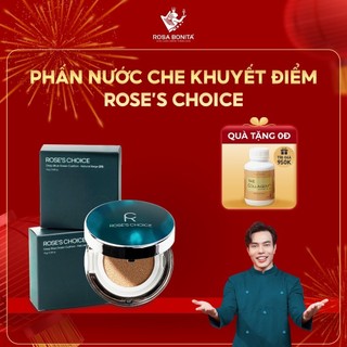 Phấn nước che khuyết điểm Rose’s Choice 4in1 SPF50+ PA++++ Cushion 15g Rosa Bonita