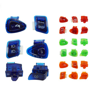 Honda WAVE110 DASH110 Future 125 Alpha Space W110 Công tắc nút nhấn xe máy 6 cái / bộ Đèn báo rẽ