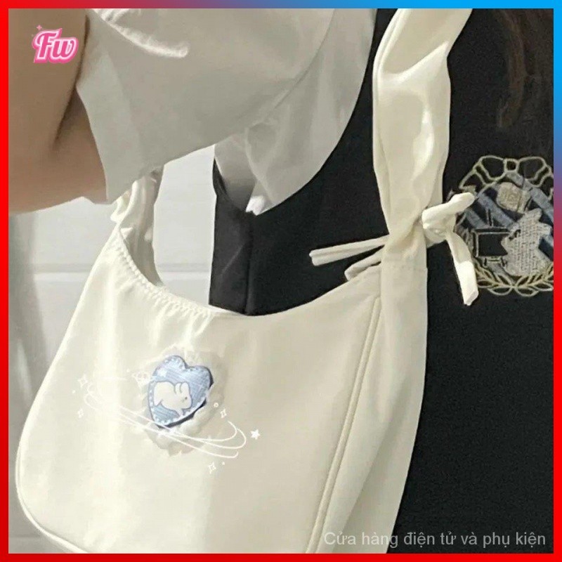 Túi kẹp nách 2022 thời trang túi dây rút thiết kế thỏ dễ thương cho phụ nữ