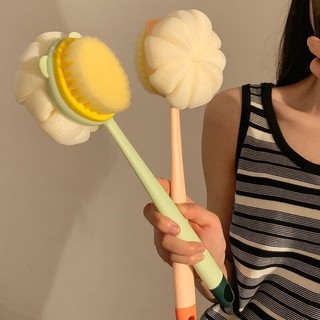 Chà xát dụng cụ tiện dụng tóc mềm tay cầm dài bàn chải tắm chà lưng bàn chải chà bùn massage cơ thể chà khăn