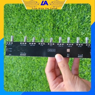 Mạch Pre Loa Kéo 9 Nút Volume, Mạch Loa Kéo 9 Volume Nguồn Đơn PR9