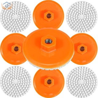 10 chiếc kim cương đánh bóng miếng lót 3.15 inch tròn kim cương đánh bóng đĩa 150 grit ướt khô đá granite chà nhám miếng lót shopttkc3271