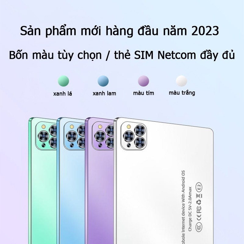 XIA0MI Máy tính bảng chơi game hiệu năng cao RAM 12GB + ROM 512GB Màn hình bảo vệ mắt độ phân giải cao 11 inch tablet PC | BigBuy360 - bigbuy360.vn