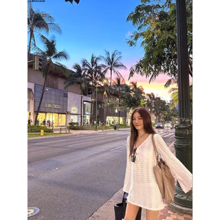 Gaeul store-áo váy len oversize sóng tay loe dáng thụng