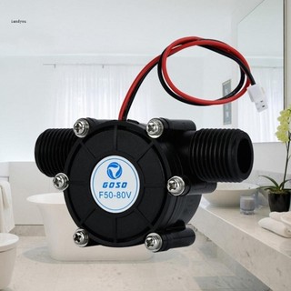 ✿ Máy phát điện Micro-Hydro 80V 12V 5V10W Máy phát lưu lượng nước DC-Máy phát điện Turbo-Hydroelectric Vòi nước lưu lượng thủy lực D