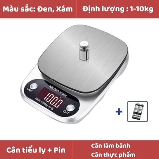 Cân tiểu ly điện tử mini định lượng 1g - 10kg - cân nhà bếp tiểu li làm bánh, cân yến, cafe, hoa quả