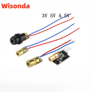 3v 5v 4.5v 650nm 5mw mô-đun diode laser chấm đỏ diode 6mm
