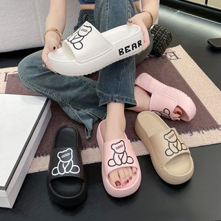 ZHUXIA Dép thời trang EVA dành cho nữ mặc ở nhà, đế dày chống trượt dép thông thường dễ thương để mặc ngoài trời