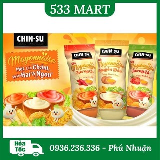 Xốt mayonnaise chinsu nguyên bản/ tương ớt/ cà chua chinsu 120g mới
