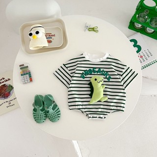 Bộ đồ liền thân cho bé Mùa hè Mới Bé trai Bé gái Quần áo trẻ sơ sinh Quần áo khủng long Quần áo trẻ em