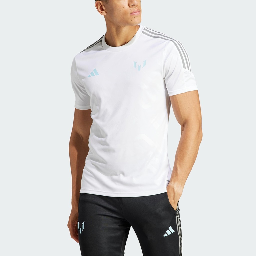 Adidas Bóng đá Áo Jersey Tập Luyện Messi Nam trắng IJ4940