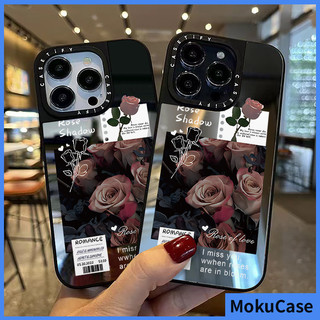 ốp iphone 11/12/13/14/15 Pro Max cô gái ดอกกุหลาบสีชมพู gương Case For ốp lưng iphone 11,12,13,14,15,11PM,12PM,13PM,14PM,15PM