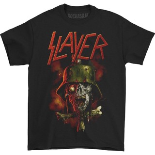 Áo thun Slayer Soldier Cross 2014 Band Dates Áo thun hàng hóa - Áo thun người lớn - Áo thun nam
