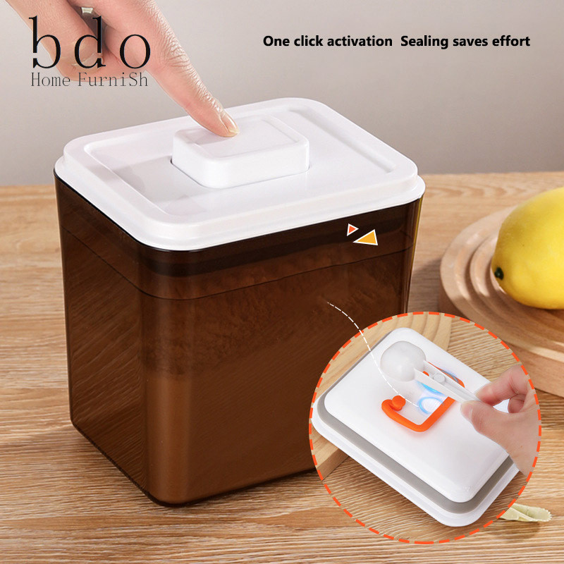 Hộp sữa bột di động BDO, gói phụ muỗng từ tính, lon kín, bột gạo, hộp sữa bột, chống ẩm cấp thực phẩm