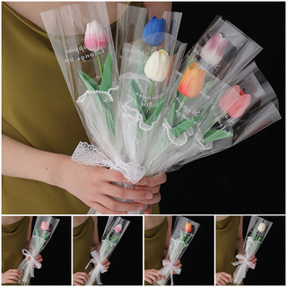 Hoa Tulip Đẹp Hoa Nhân Tạo Đơn Hoa Mini Cầm Tay Hoa Ngày Của Mẹ Đồ Dùng Quà Tặng