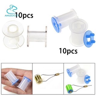 Amuzocity 10x Fly Tying Bobbin Cuộn Dây Tiêu Chuẩn Fly Tying Chất Liệu Cung Cấp Sợi Bobbins