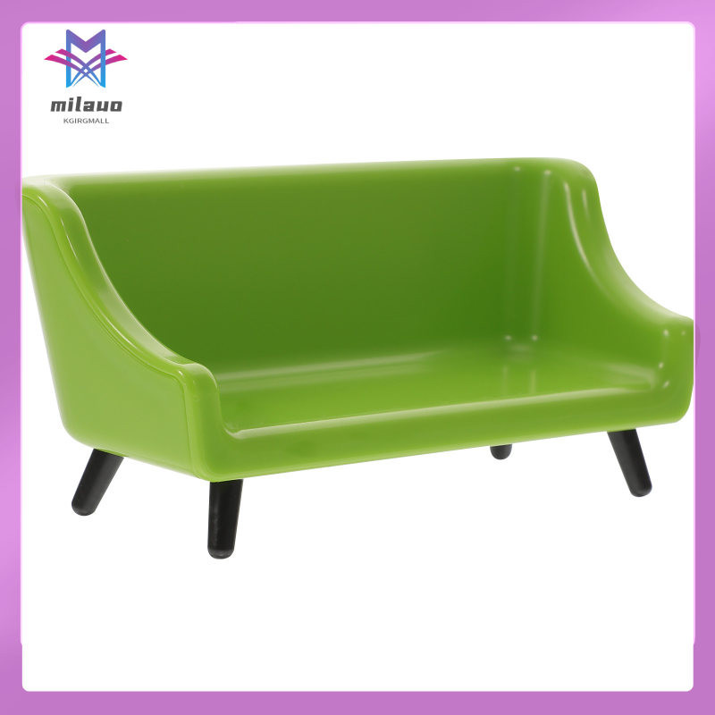 Milauo Mini Phụ Kiện Phòng Ngủ Nhà Nhỏ Mô Hình Nội Thất Sofa