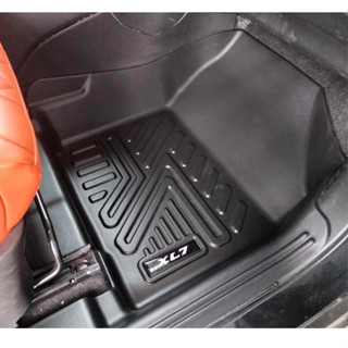 Lót sàn nhựa 5D - Suzuki XL7 2020 2021 222 2023 2024, hàng đúc nguyên khối bộ 4 tấm,dễ vệ sinh lau rửa _Pedanauto