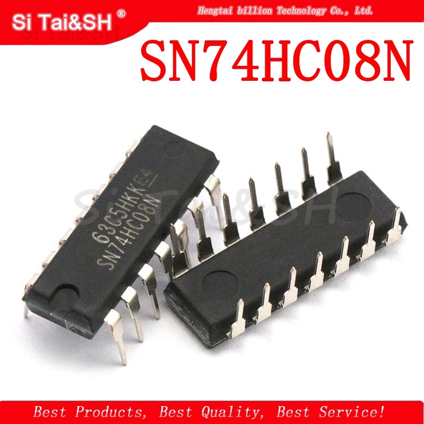 10 CHIẾC SN74HC08N DIP14 SN74HC08 DIP 74HC08N 74HC08 DIP-14 IC mới và nguyên bản
