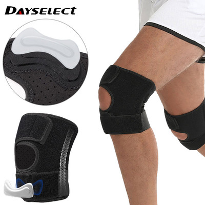 Dayselect 1 Miếng Đệm Đầu Gối Chống Sốc Dây Áp Lực Chống Mồ Hôi Thoáng Khí Bóng Rổ Phòng Tập Gym Bảo Vệ Đầu Gối