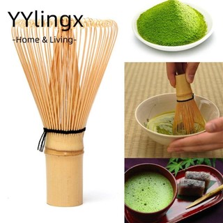 YYlingx Cụ Khuấy Bột Cà Phê Trà Xanh Bằng Tre Tự Làm Với 80 Cọ Tiện Dụng