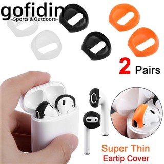 gofidin 2 cặp đệm silicone mềm bảo vệ tai nghe Apple Airpods chất lượng cao