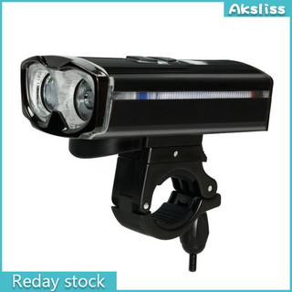Đèn pha siêu sáng aks 1500 lumens với 5 chế độ chiếu sáng đa năng cho xe đạp