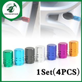 Set 4 nắp van lốp ô tô xe hơi _ tkdn