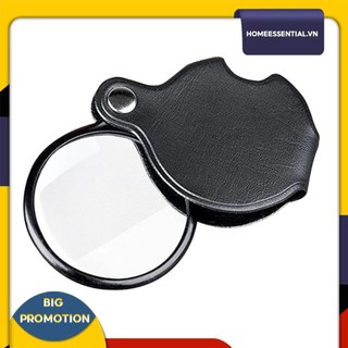 Kính lúp bỏ túi Mini 5X Letter Monocle Kính lúp đọc sách có thể gập lại
