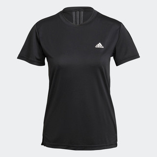 adidas Tập luyện Áo Thun Thể Thao 3 Sọc AEROREADY Designed 2 Move Nữ Đen GL3788
