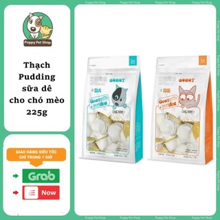 Thạch Pudding sữa dê cho chó và mèo bổ sung canxi, chắc khỏe xương