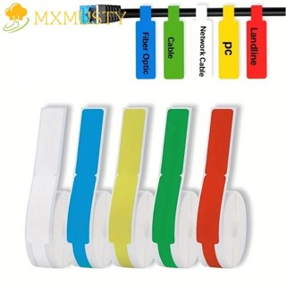 Thẻ nhận dạng dây nhãn cáp MXMUSTY, Nhãn dán đánh dấu dây mạng máy in siêu thị chống nước, Giấy dán nhãn nhiệt chống rách nhiều mục đích