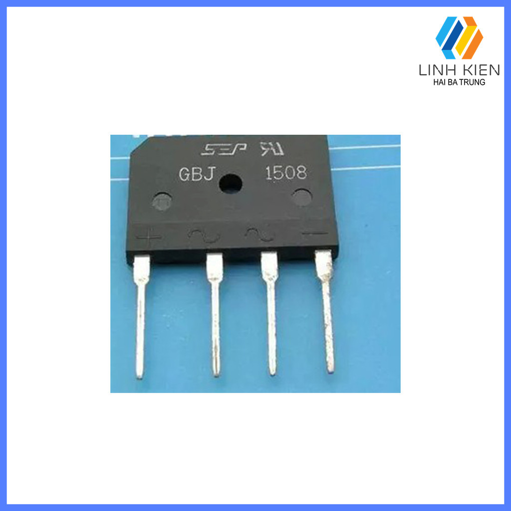 [Có sẵn] Linh kiện Diode Cầu GBJ1508 (15A 800V)