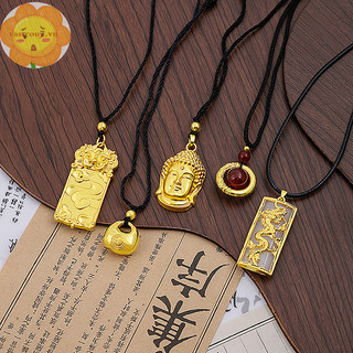 Vastji phật giáo quan âm mặt dây chuyền vòng cổ mạ vàng phong cách trung hoa trang trí maitreya phật bùa hộ mệnh ấn độ giáo vn