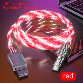 120w USB Cáp Sạc Nhanh Có Đèn LED Cho Thoại IPhone Android Type-C