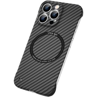 Họa tiết sợi Carbon cho iPhone 15 / 14 / 13 / 12 / 11 pro Max Ốp lưng Tương thích với sạc không dây  vỏ iPhone15 / 14 plus màu đen