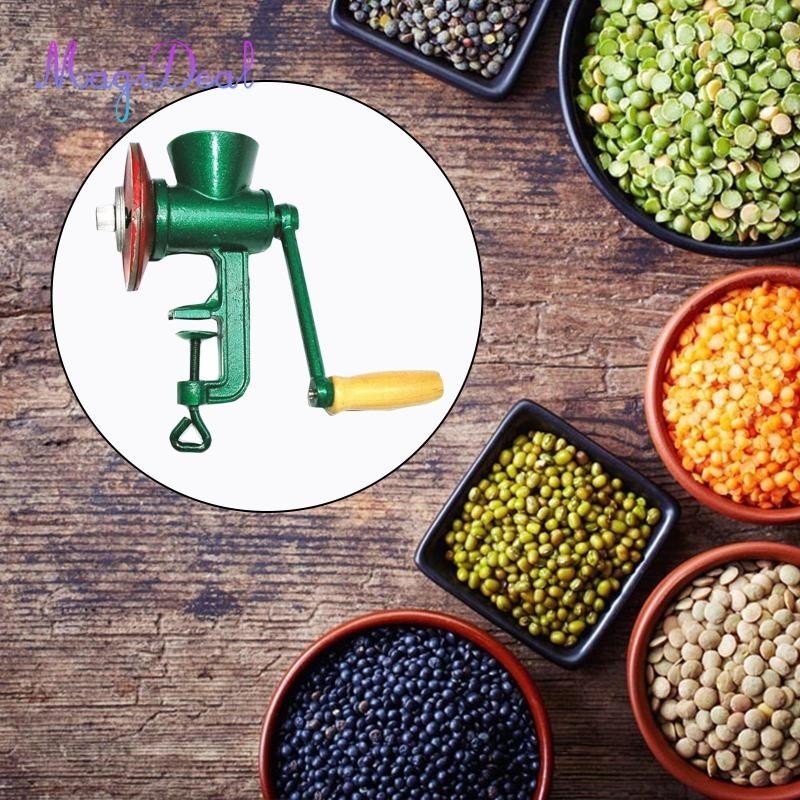 Máy nghiền hạt MagiDeal Kẹp mặt bàn có thể điều chỉnh Độ thô ngô lúa mì