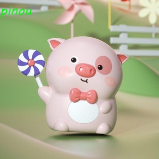 Poou Phim hoạt hình heo đất, Hình con lợn có công tắc chìa khóa Hộp đựng tiền cho trẻ em, Tiết kiệm tiền xu hình con lợn không thể phá vỡ Dung tích lớn Hộp an toàn hình con lợn hoạt hình Người lớn / Bé gái / Bé trai
