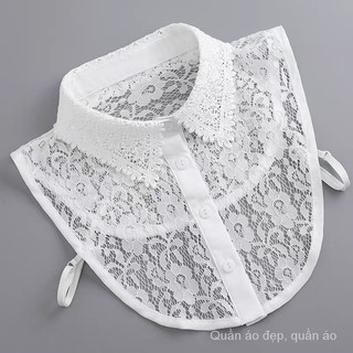 Mới Ren Cổ Giả Nữ Ren Cổ Mũi Nhọn Cổ Búp Bê Cổ Đứng Cổ Voan Nữ IAPC
