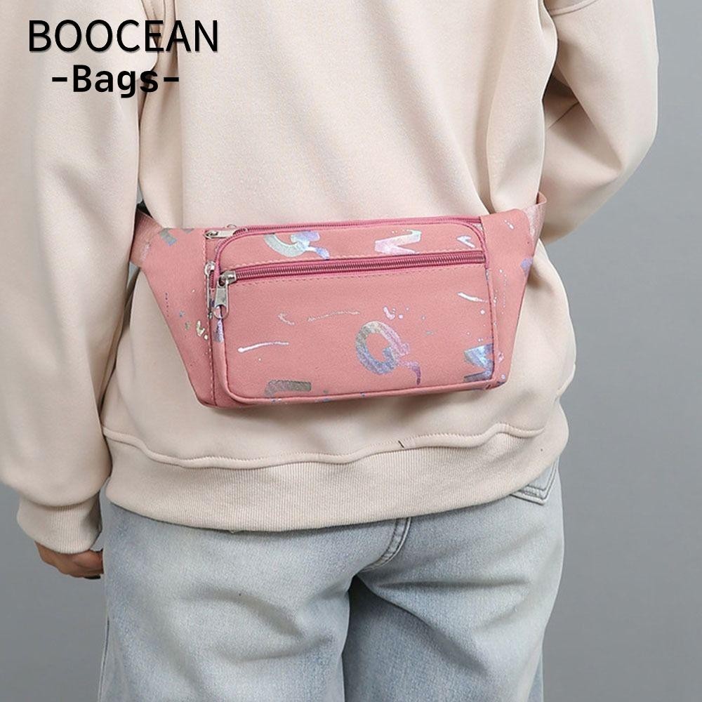 BOOCEAN Gói Fanny, Túi thắt lưng đa chức năng chống nước, Ba lô đeo vai thể thao nhẹ
