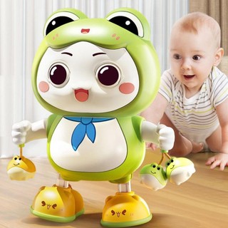 Đồ chơi Robot nhảy múa ếch trẻ em có đèn chiếu sáng Hát đồ chơi âm nhạc giáo dục sớm