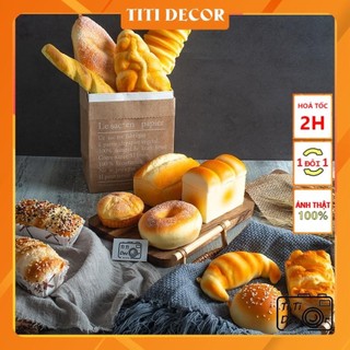 Mô hình bánh mì đạo cụ chụp ảnh, phụ kiện chụp hình, phông nền chụp ảnh sản phẩm - TiTi Decor