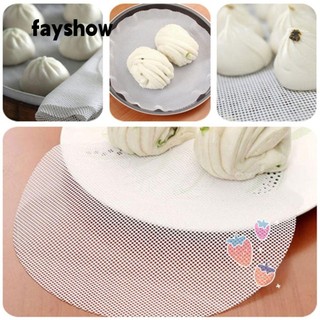 Tấm Lót Hấp Bánh Bao Bằng Silicone Chống Dính Màu Trắng Thân Thiện Với Môi Trường