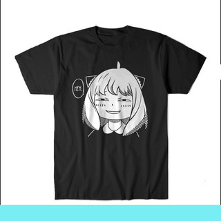 Áo thun SPYxFAMILY Anya Face (Black/White) ngắn tay