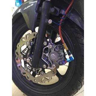 Combo heo+pát trước xe airblade 2013-2023 . heo dầu trước brcmbe 2piston đối xứng kèm pát cnc đĩa size 260mm...