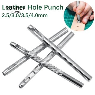 Kunhev đục lỗ bằng da, máy đục lỗ mắt ngô bạc bằng thép carbon, đai đồng hồ có lỗ 2,5 / 3 / 3,5 / 4mm