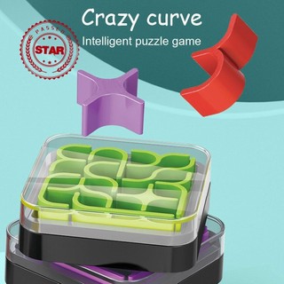 Sáng Tạo 3D Crazy Curve Cube Xếp Hình Ghép Hình Hộp Trò Chơi Trẻ Em Hình Học Sudoku Ma Trận Dòng Logic I8N1