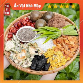Set trà sâm bí đao hạt chia túi 400g