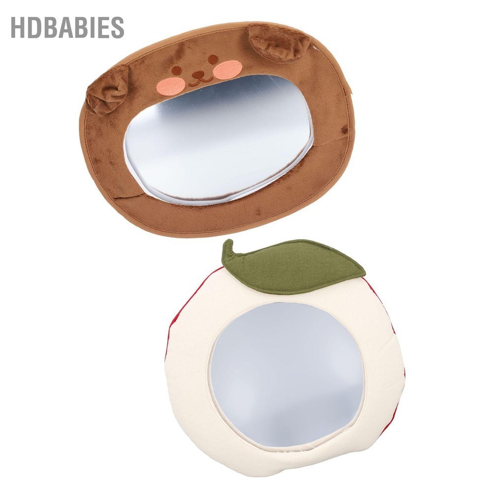 HDbabies Gương ô tô cho bé Phim hoạt hình dễ thương Vải siêu mềm Acryl