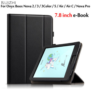 Ốp Lưng Cho Onyx Boox Nova Air C 7.8 Inch Ebook Reader Vỏ Bảo Vệ Cho Boox Tab 8 Nova Pro 5 3 Màu 2 Sách Điện Tử Vỏ Thông Minh